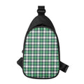 Saint Patrick's Day Tartan Pattern Print Sling Bag