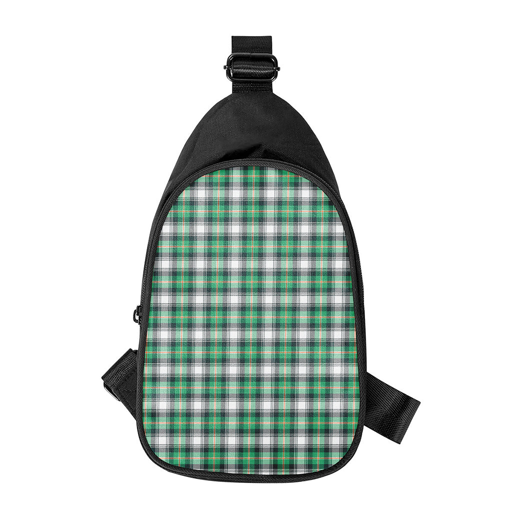 Saint Patrick's Day Tartan Pattern Print Chest Bag