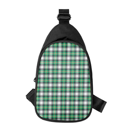 Saint Patrick's Day Tartan Pattern Print Chest Bag