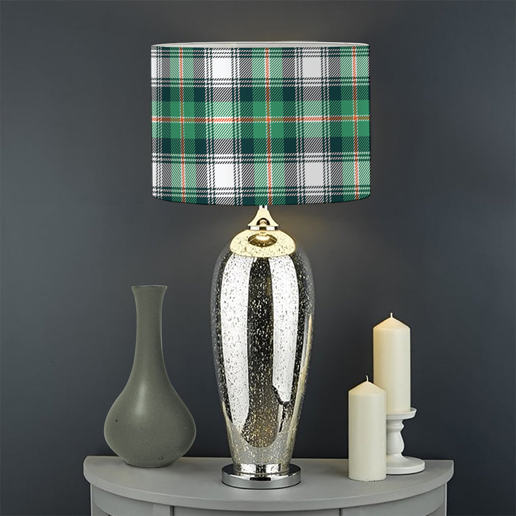 Saint Patrick's Day Tartan Pattern Print Drum Lamp Shade