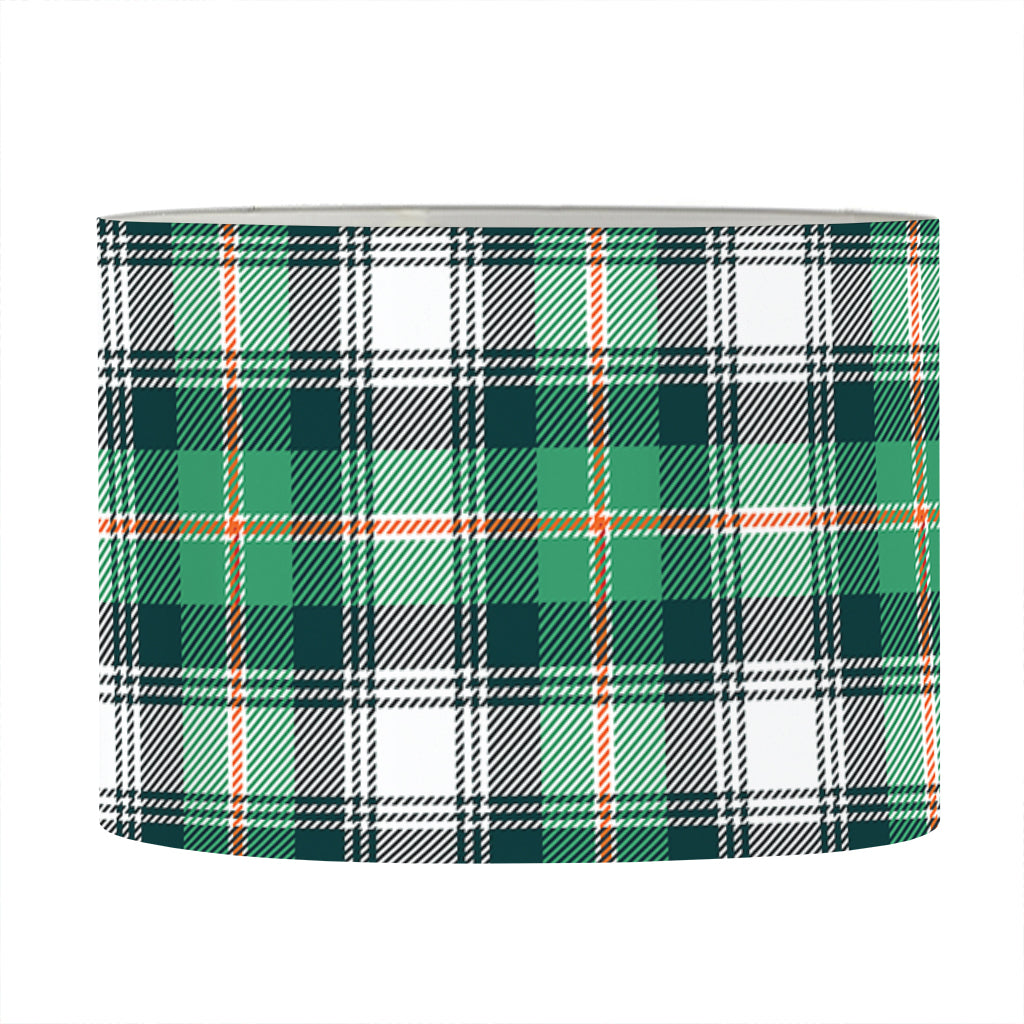Saint Patrick's Day Tartan Pattern Print Drum Lamp Shade