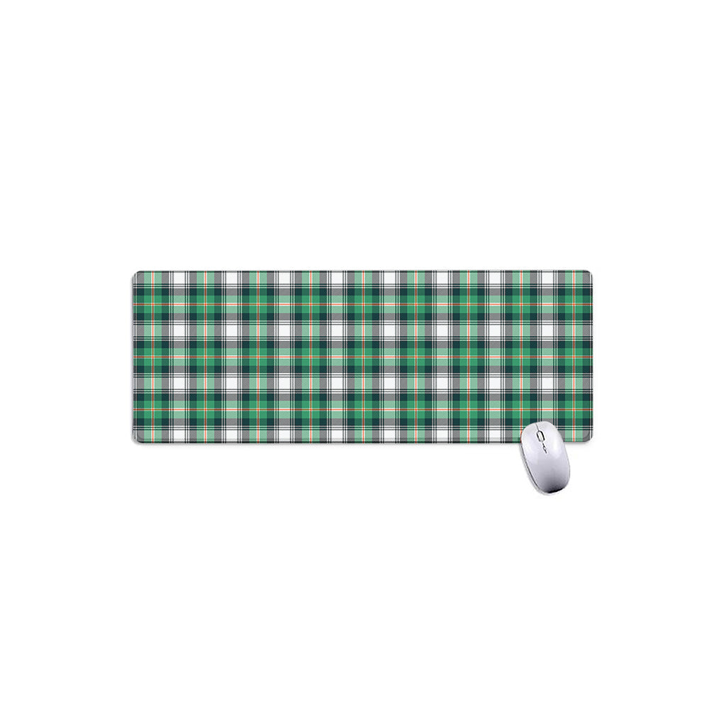 Saint Patrick's Day Tartan Pattern Print Extended Mouse Pad