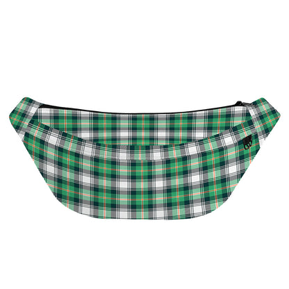 Saint Patrick's Day Tartan Pattern Print Fanny Pack