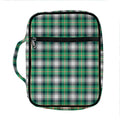 Saint Patrick's Day Tartan Pattern Print Front Pocket Bible Bag