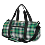 Saint Patrick's Day Tartan Pattern Print Gym Bag