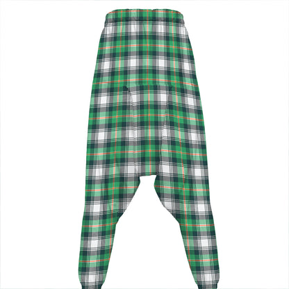 Saint Patrick's Day Tartan Pattern Print Hammer Pants