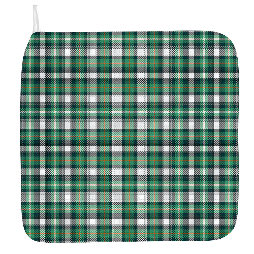 Saint Patrick's Day Tartan Pattern Print Hand Towel