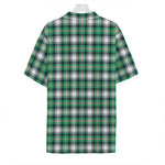 Saint Patrick's Day Tartan Pattern Print Hawaiian Shirt