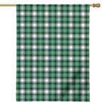 Saint Patrick's Day Tartan Pattern Print House Flag