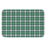 Saint Patrick's Day Tartan Pattern Print Indoor Door Mat