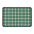 Saint Patrick's Day Tartan Pattern Print Kitchen Mat