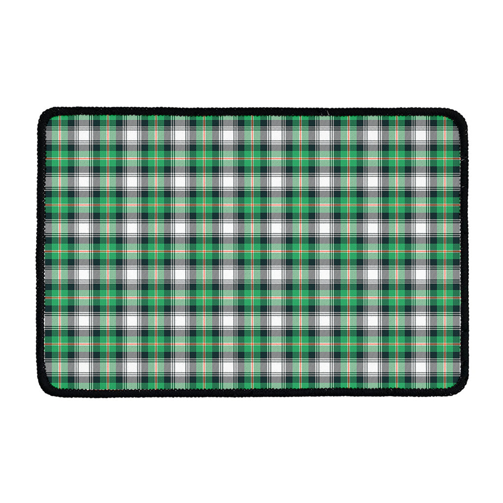 Saint Patrick's Day Tartan Pattern Print Kitchen Mat
