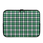 Saint Patrick's Day Tartan Pattern Print Laptop Sleeve