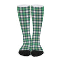 Saint Patrick's Day Tartan Pattern Print Long Socks