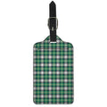 Saint Patrick's Day Tartan Pattern Print Luggage Tag