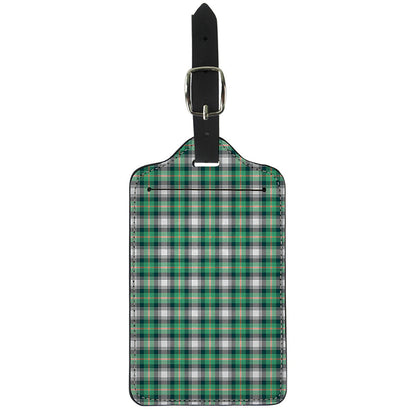 Saint Patrick's Day Tartan Pattern Print Luggage Tag