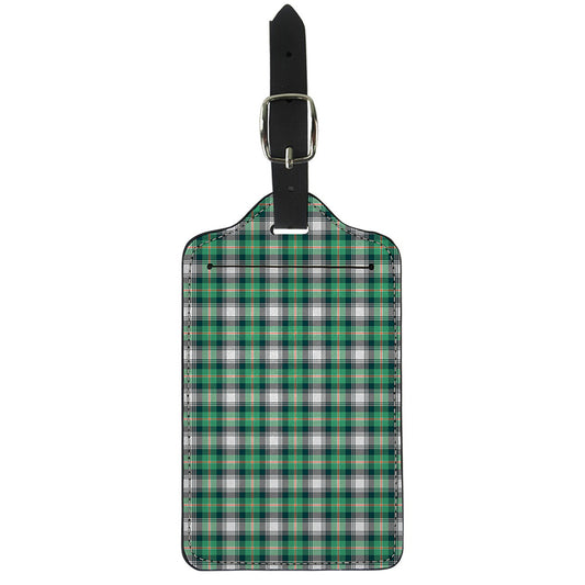 Saint Patrick's Day Tartan Pattern Print Luggage Tag