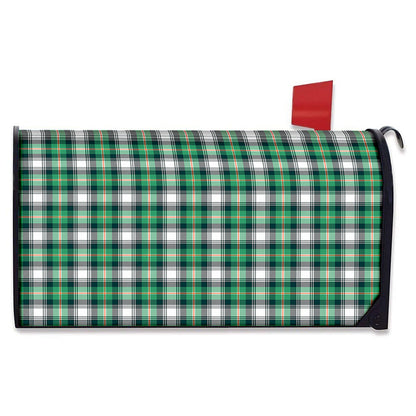 Saint Patrick's Day Tartan Pattern Print Mailbox Cover