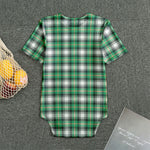 Saint Patrick's Day Tartan Pattern Print Men's Bodysuit