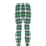 Saint Patrick's Day Tartan Pattern Print Men's leggings