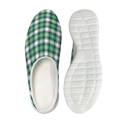 Saint Patrick's Day Tartan Pattern Print Mesh Casual Shoes