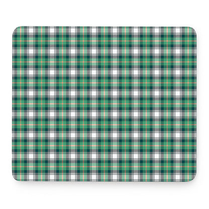 Saint Patrick's Day Tartan Pattern Print Mouse Pad
