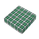 Saint Patrick's Day Tartan Pattern Print Outdoor Seat Cushion Cover