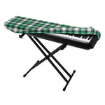 Saint Patrick's Day Tartan Pattern Print Piano Keyboard Cover