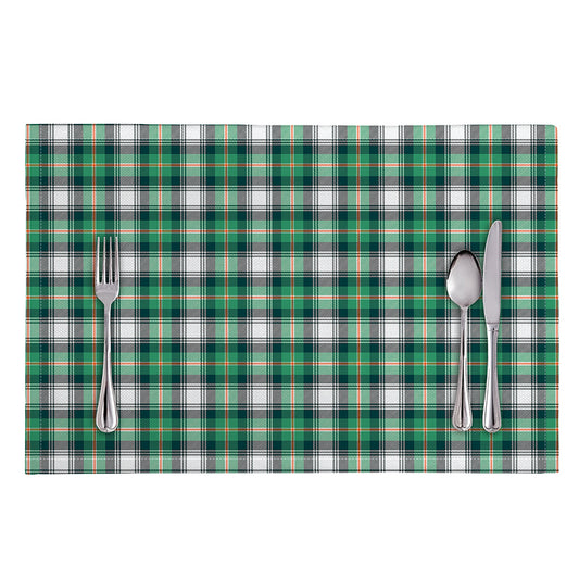 Saint Patrick's Day Tartan Pattern Print Placemat