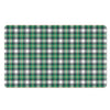 Saint Patrick's Day Tartan Pattern Print Polyester Doormat