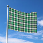 Saint Patrick's Day Tartan Pattern Print Polyester Flag