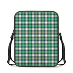 Saint Patrick's Day Tartan Pattern Print Rectangular Crossbody Bag