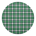 Saint Patrick's Day Tartan Pattern Print Round Blanket