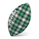 Saint Patrick's Day Tartan Pattern Print Rugby Ball
