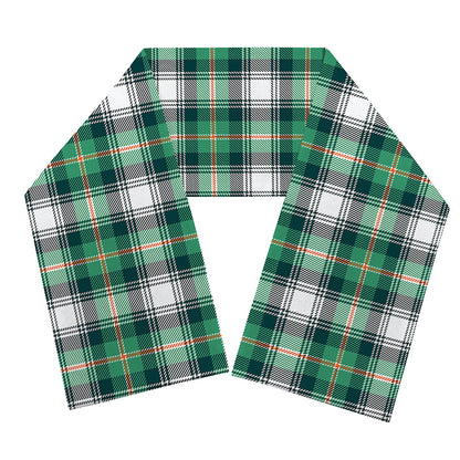 Saint Patrick's Day Tartan Pattern Print Scarf