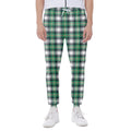 Saint Patrick's Day Tartan Pattern Print Joggers