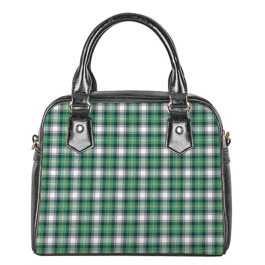 Saint Patrick's Day Tartan Pattern Print Shoulder Handbag