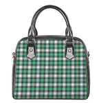 Saint Patrick's Day Tartan Pattern Print Shoulder Handbag