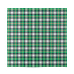 Saint Patrick's Day Tartan Pattern Print Silk Bandana
