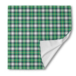 Saint Patrick's Day Tartan Pattern Print Silk Bandana