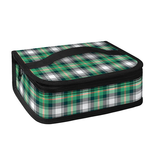 Saint Patrick's Day Tartan Pattern Print Small Lunch Bag