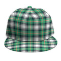 Saint Patrick's Day Tartan Pattern Print Snapback Cap