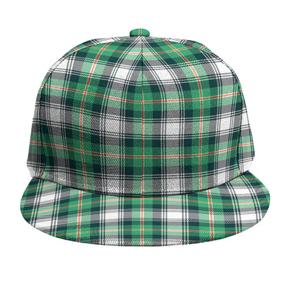 Saint Patrick's Day Tartan Pattern Print Snapback Cap