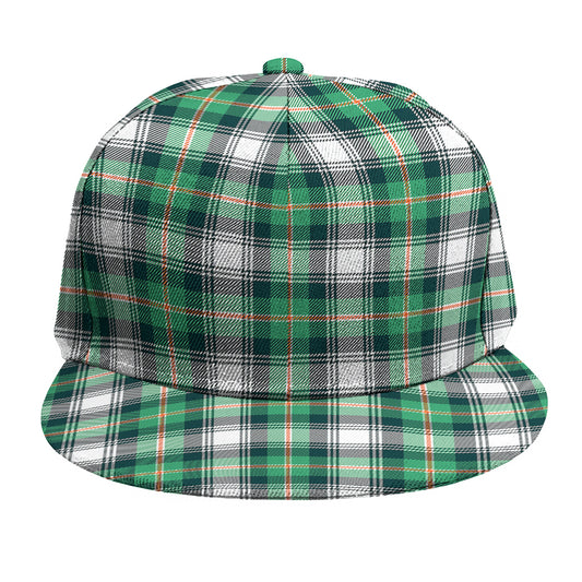 Saint Patrick's Day Tartan Pattern Print Snapback Cap