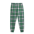 Saint Patrick's Day Tartan Pattern Print Sweatpants