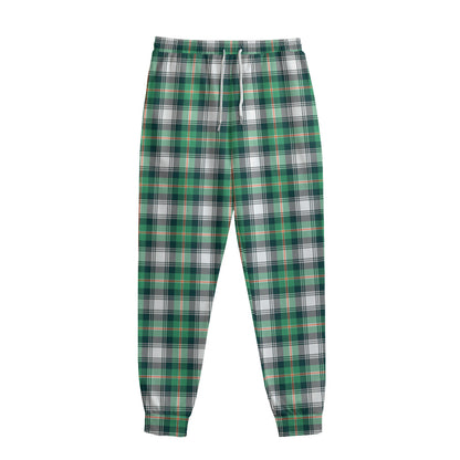 Saint Patrick's Day Tartan Pattern Print Sweatpants