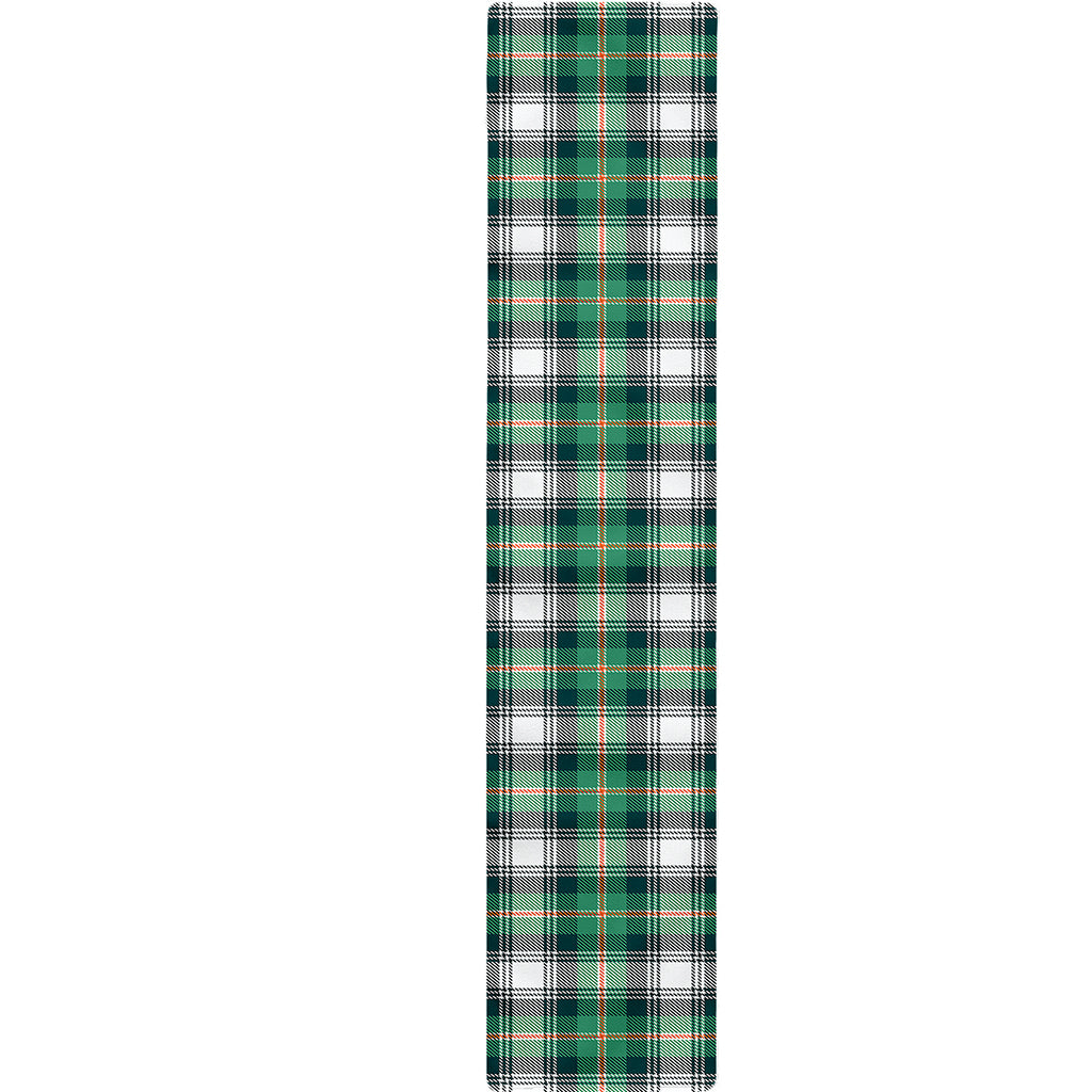 Saint Patrick's Day Tartan Pattern Print Table Runner