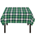 Saint Patrick's Day Tartan Pattern Print Tablecloth
