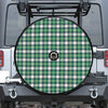 Saint Patrick's Day Tartan Pattern Print Tire Cover With Camera Hole