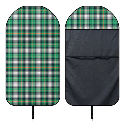 Saint Patrick's Day Tartan Pattern Print Waterproof Car Seat Cover
